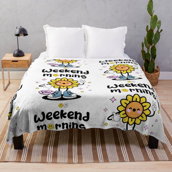 Item preview, Fun and cheerful weekend daisy | Weekend morning, Sunday morning, Saturday morning  designed and sold by Growthmind7.