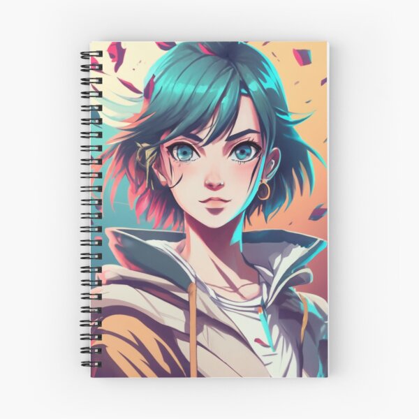 Item preview, ITS ANIME GIRL STYLE ,SPLASH OF FLOWERS AND LEAFS , DESIGNS  designed and sold by AyushAIImage01.