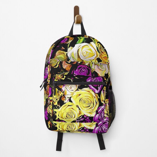 Item preview, Bouquets of colorful roses on a dark background designed and sold by FlowerandDesing.