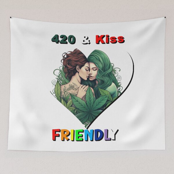 Artikelvorschau, 420 & Kiss Friendly von Jonathan P. entworfen und verkauft von JonathanP514.