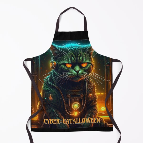 Item preview, CYBER-CATLLOWEEN designed and sold by Artcollectionus.