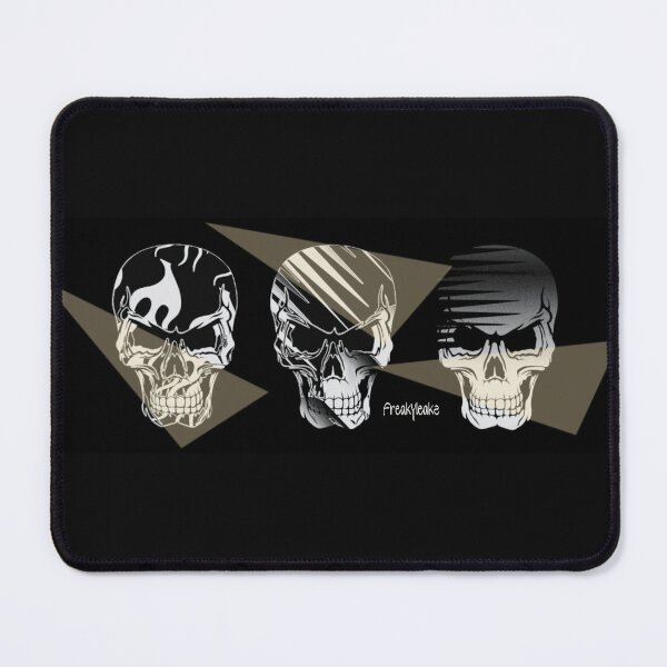 Item preview, THREE ABSTRACT SKULLS designed and sold by inarausch2023.