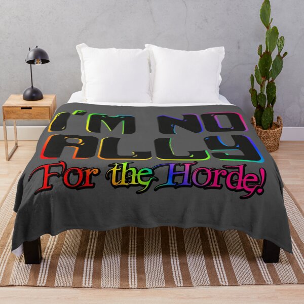 Item preview, I'm no Ally - For the Horde! - Rainbow Version designed and sold by JoanNinjaHen.