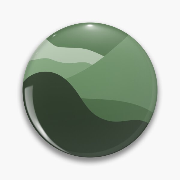 Item preview, Green Mountain Mist Minimal Landscape designed and sold by BondontheBox.
