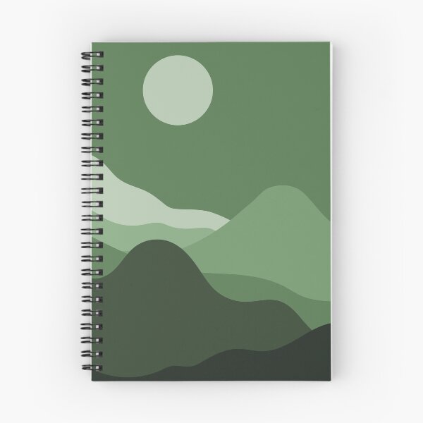 Item preview, Green Mountain Mist Minimal Landscape designed and sold by BondontheBox.