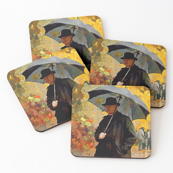 Item preview, OLIVER GRUMBLY AND HIS GRAY UMBRELLA designed and sold by ArtbyRolleen.