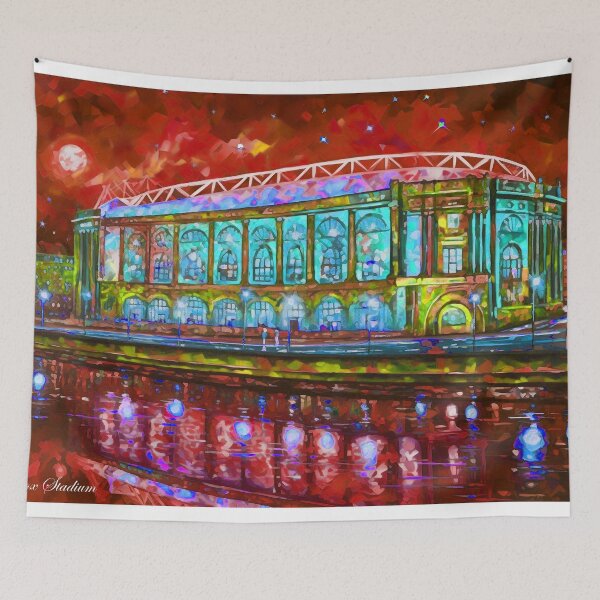 Item preview, Ibrox Stadium, Scotland, AI Generated Art - The Home of Glasgow Rangers F.C - An Iconic Listed Building designed and sold by studioSharonKay.