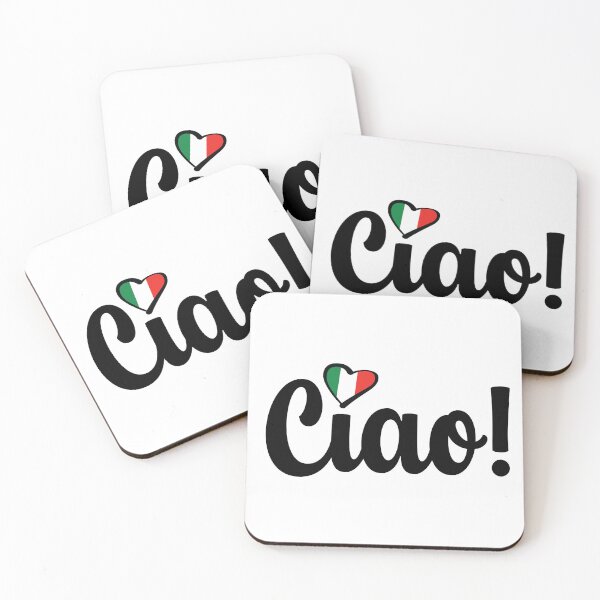 Item preview, Ciao Italian Flag Heart designed and sold by Freshinkshop.