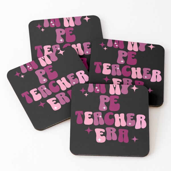 Item preview, PE Teacher | In My PE Teacher Era | Funny Teacher | Retro | Groovy Pink | Physical Education designed and sold by ShoniwDesigns.