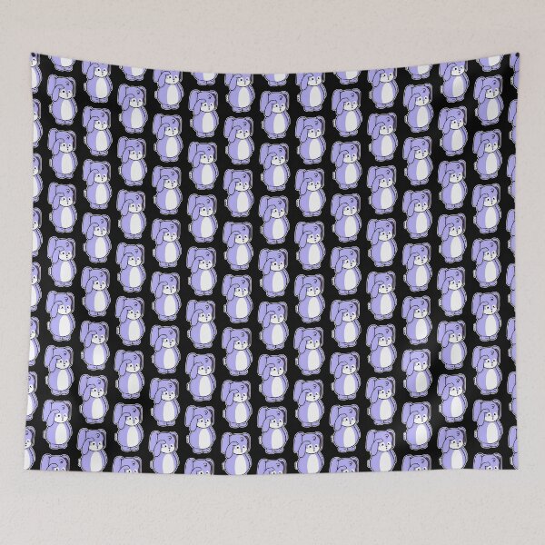 Item preview, Anybunny There? (Blue x Black) designed and sold by the-krisney-way.