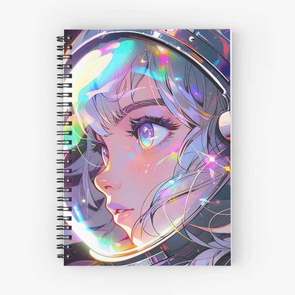 Item preview, Beautiful Rainbow Astronaut Anime Girl designed and sold by bubblegoth.
