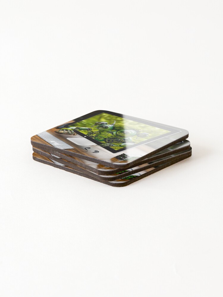 Thumbnail 4 of 5, Coasters (Set of 4), Two Finger Timmy designed and sold by RivenWaters.