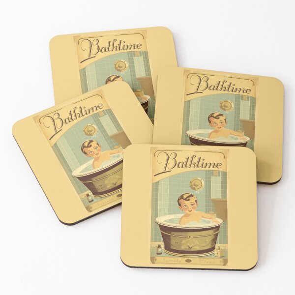 Item preview, Bathtime kid retro (#01) [Create a set!] designed and sold by SolidEarthArt.