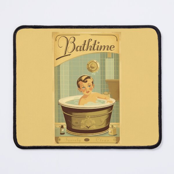 Item preview, Bathtime kid retro (#01) [Create a set!] designed and sold by SolidEarthArt.