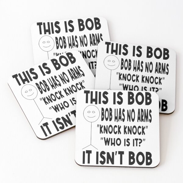 Item preview, this is bob bob has no arms knock knock designed and sold by umasana.