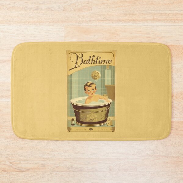 Item preview, Bathtime kid retro (#01) [Create a set!] designed and sold by SolidEarthArt.