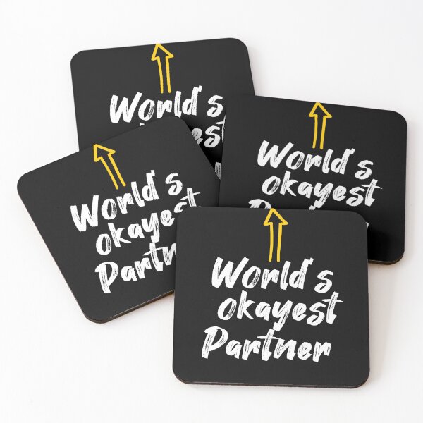 Item preview, World's Okayest Partner designed and sold by frosttee.