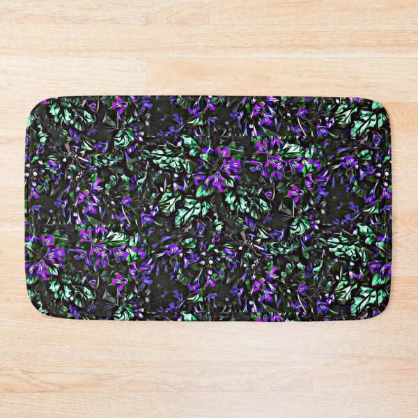 Item preview, Violet-green floral pattern designed and sold by FlowerandDesing.