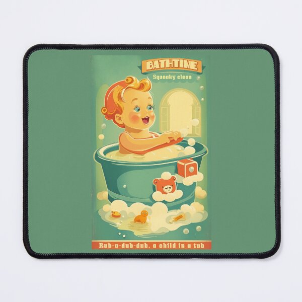 Item preview, Bathtime kid retro (#02) [Create a set!] designed and sold by SolidEarthArt.