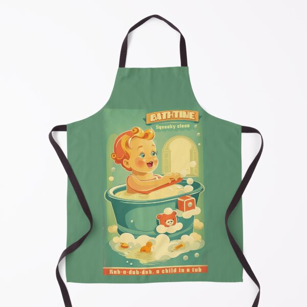 Item preview, Bathtime kid retro (#02) [Create a set!] designed and sold by SolidEarthArt.