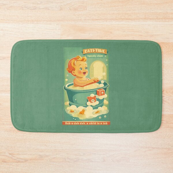 Item preview, Bathtime kid retro (#02) [Create a set!] designed and sold by SolidEarthArt.