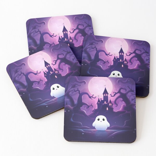 Item preview, Enchanted Haunt: Cute Ghost in Haunted Woods designed and sold by Digi-Artsy.