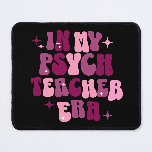 Item preview, Psychology Teacher | In My Psych Teacher Era | Funny Teacher | Retro | Groovy Pink | Psychology designed and sold by ShoniwDesigns.