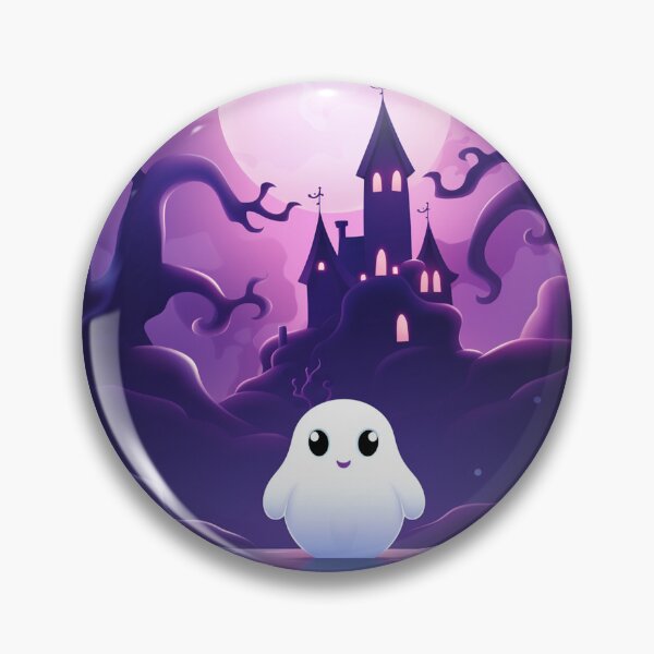 Item preview, Enchanted Haunt: Cute Ghost in Haunted Woods designed and sold by Digi-Artsy.