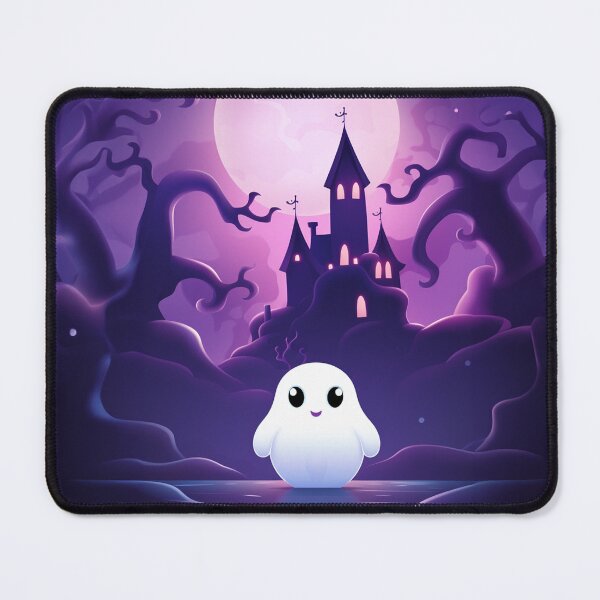 Item preview, Enchanted Haunt: Cute Ghost in Haunted Woods designed and sold by Digi-Artsy.
