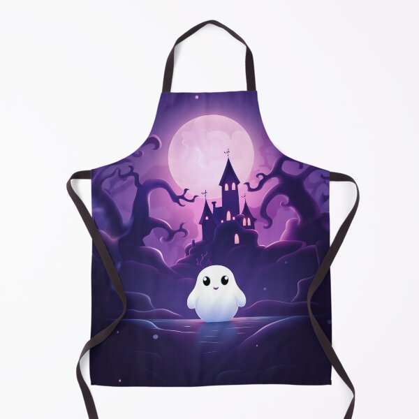 Item preview, Enchanted Haunt: Cute Ghost in Haunted Woods designed and sold by Digi-Artsy.