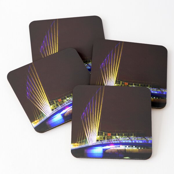 Item preview, Illuminated Footbridge at Media City designed and sold by MartinPhotos.