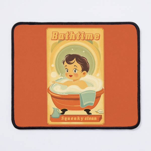 Item preview, Bathtime kid retro (#03) [Create a set!] designed and sold by SolidEarthArt.