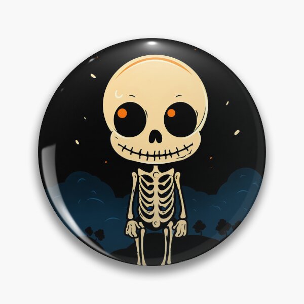 Artikelvorschau, Grinning Bones: Cute Skeleton Art entworfen und verkauft von Digi-Artsy.