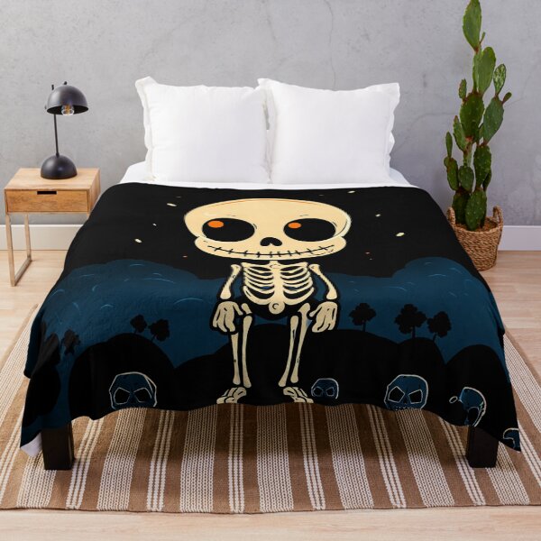 Item preview, Grinning Bones: Cute Skeleton Art designed and sold by Digi-Artsy.