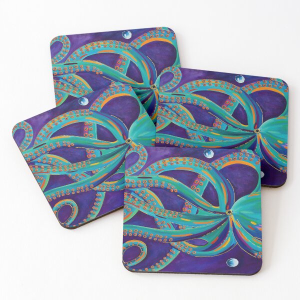 Item preview, Rainbow Octopus designed and sold by Megan JL Evans Art.