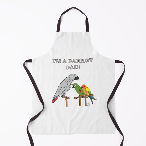 Item preview, Parrot Dad - African Grey, Hahn's Macaw, Sun Conure designed and sold by Laughing Parrot Studio.