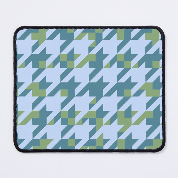 Item preview, Timeless Classic Alpine Houndstooth 2. Blue on blue  designed and sold by Dominiquevari.