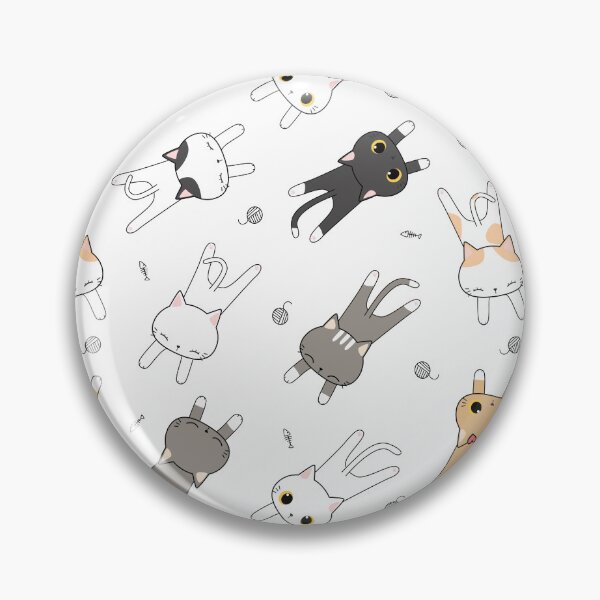 Item preview, cat seamless pattern designed and sold by DdemocrazydizZ.