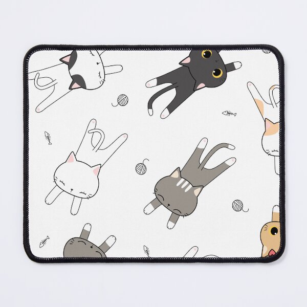 Item preview, cat seamless pattern designed and sold by DdemocrazydizZ.