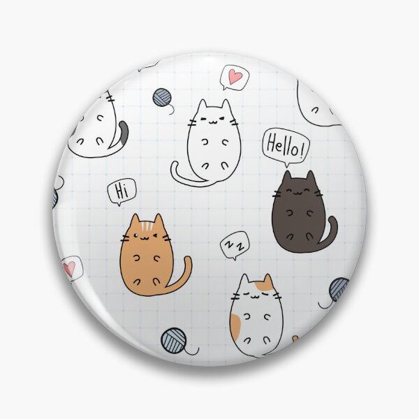 Item preview, cat seamless pattern designed and sold by DdemocrazydizZ.