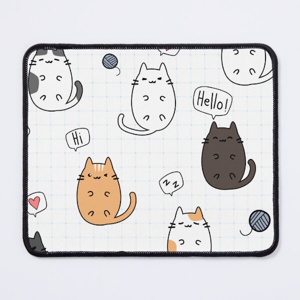 Item preview, cat seamless pattern designed and sold by DdemocrazydizZ.
