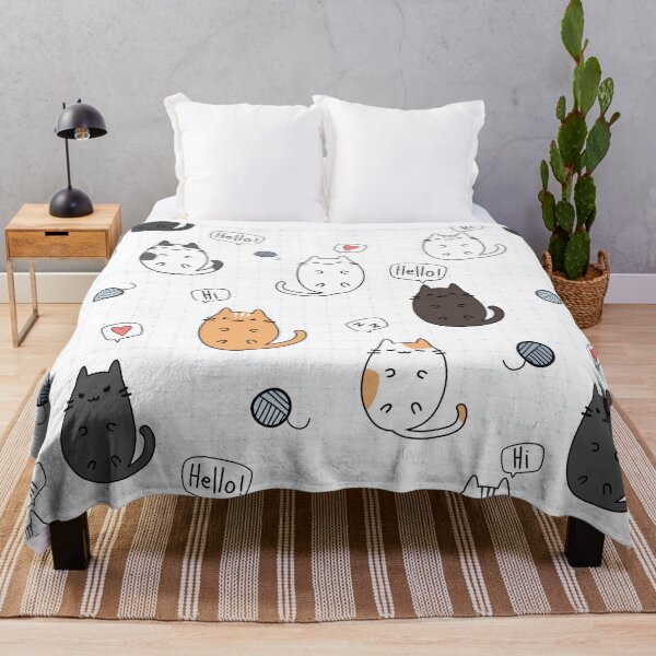 Item preview, cat seamless pattern designed and sold by DdemocrazydizZ.
