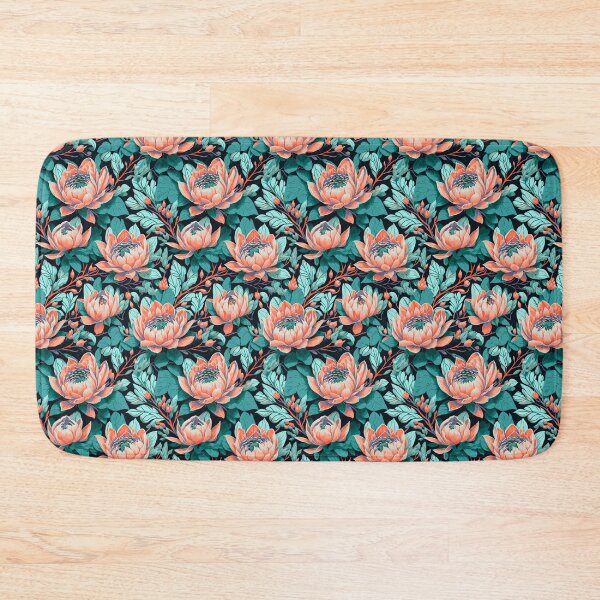 Item preview, King Protea Flower Seamless Pattern | South Africa National Flower | National Sport Symbol designed and sold by d247.