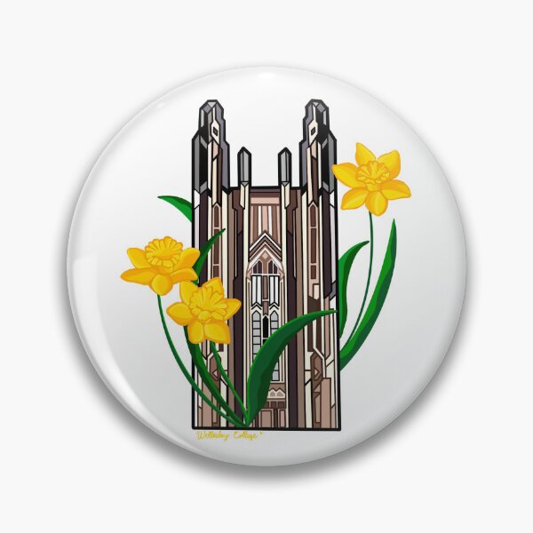 Item preview, Wellesley College Galen Stone Tower Daffodils designed and sold by avadoodle.
