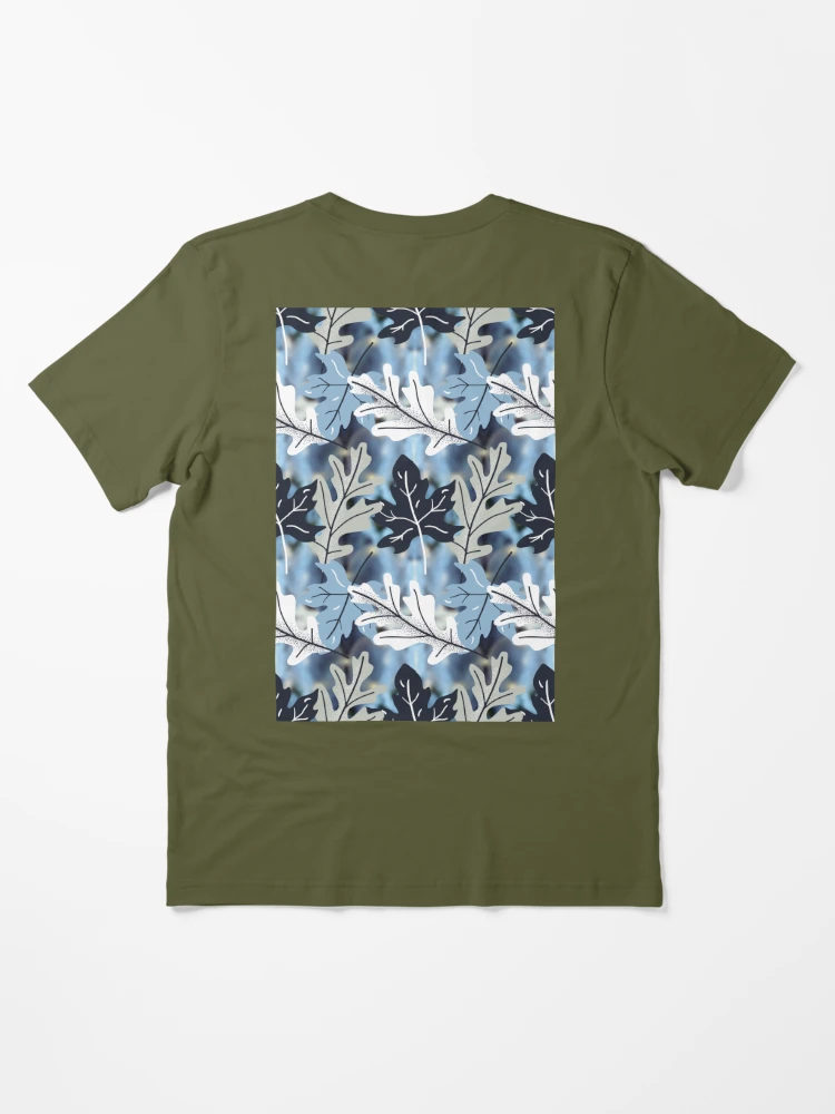 Pattern, + Blue, for Fall, Abstract Light Blue, | Print Autumn, Gray, T-Shirt Matching Redbubble White, NtCdesignerArt Art ComboDesignSet: Aesthetic Design Sale Essential Navy, Aesthetic Seamless by NtCdesignerArt\