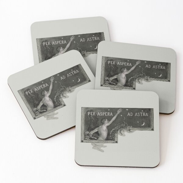 Item preview, Per Aspera Ad Astra classical print designed and sold by TreasuresOfKofi.