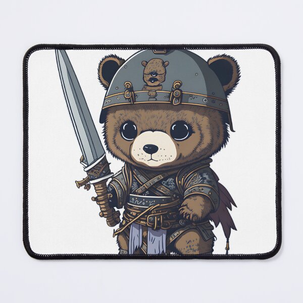 Item preview, Bear Dressed In Samurai Gear designed and sold by ArtsyWishesShop.