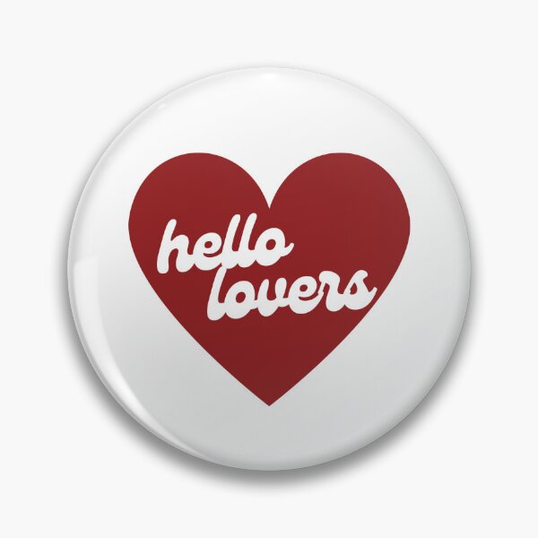 Item preview, Hello Lovers Heart (Red) designed and sold by niallhflorals.