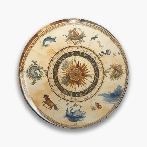 Item preview, Celestial Toile de Jouy Three designed and sold by FincastleDesign.