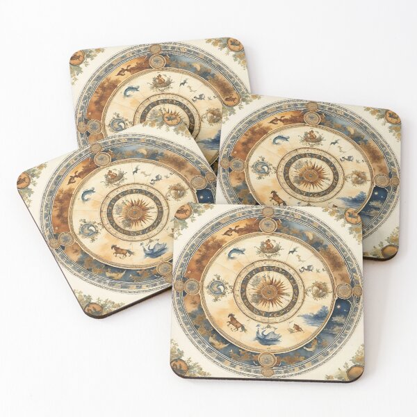 Item preview, Celestial Toile de Jouy Three designed and sold by FincastleDesign.